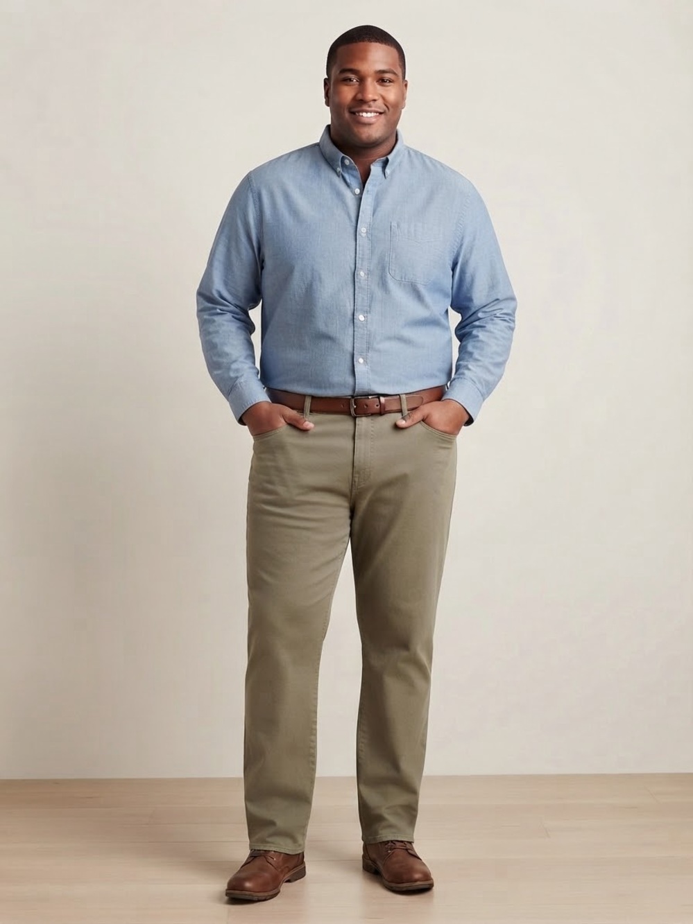 RedHead Men's Straight-Fit Khaki Pants - HEMMED to approx 30in inseam